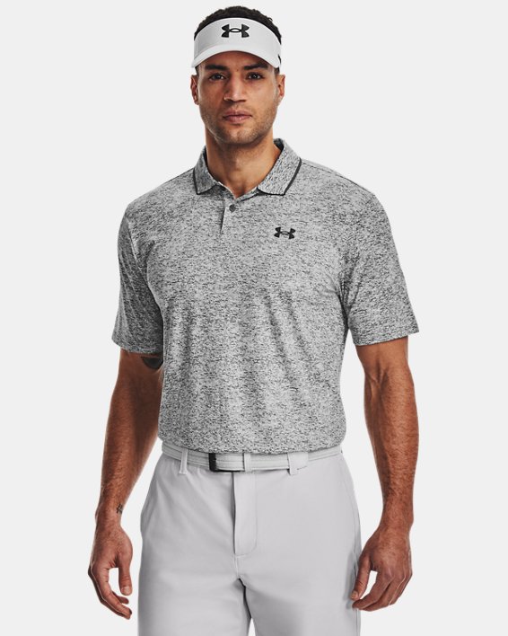 เสื้อโปโล UA Iso-Chill สำหรับผู้ชาย in Gray image number 0